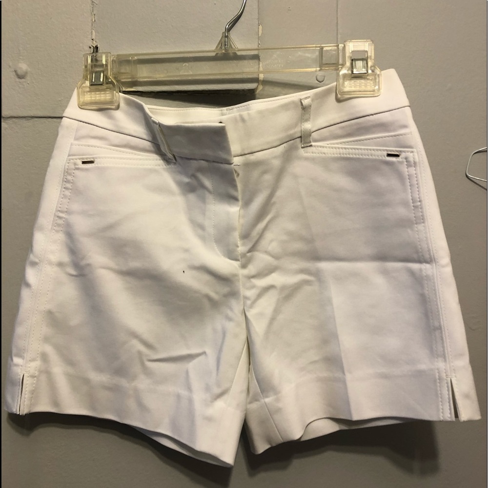 White House Black Market White Shorts